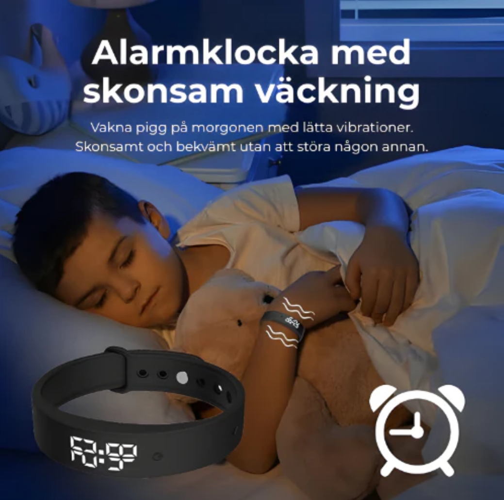 RiseMate - Vibrerande väckningsarmband